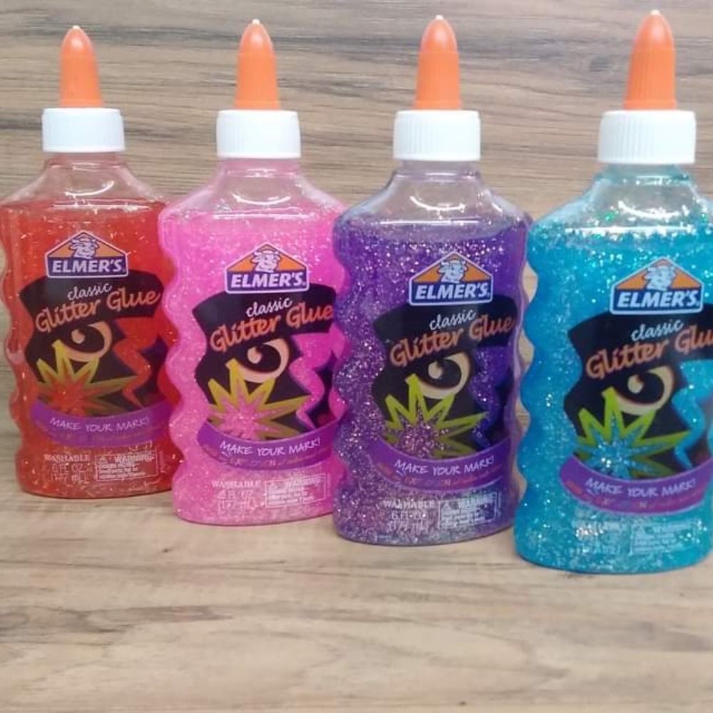 Elmer's Classic Glitter Glue 4 colors 6oz